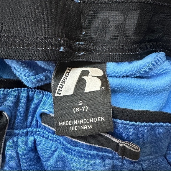 ⭐️ 5 for $25 RUSSELL Kids’ Blue & Black Hooded Jacket Matching Pants 6-7 Yr - Picture 8 of 9